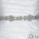 SALE LILY SWAROVSKI wedding crystal paerl sash , belt