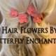 Pink Rose Coral Peach Wedding Hair Accessories, Bridal Hair Flowers, Bridesmaid Gift - 6 Pink Coral Adora Hydrangea Hair Pins