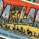 Vintage Large Letter Postcard Save the Date (Oakland, CA) - Design Fee