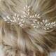 Wedding Hair Accessories, Bridal Hair Pins, Rice Pearl Hair Pins, Formal Hair Pins, Wedding Hair piece, Ivory Pearl Hair Pins, Set of 3