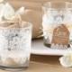 Glass Tea Light Holder With Lace (Set Of 4)