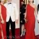 2015 Sophie Hunter Oscar Red Sexy Evening Dresses 87th Celebrity Satin One Shoulder Party Formal Dresses Red Carpet Side Split Sleeveless Online with $109.66/Piece on Hjklp88's Store 