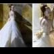 2015 Lace Color Atelier Aimee Wedding Dresses Fall Zip Back Chapel Train Bridal Gown A-Line Wedding Ball Strapless Handmade Flower Custom Online with $123.37/Piece on Hjklp88's Store 