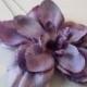 Purple Hair Flower, Bridesmaids Purple Hair Accessory, Eggplant Flower Bobby Pin, Purple Wedding Flower, Hair Accessory Eggplant, Weddings