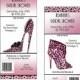 Personalized Ticket Style Stiletto  Birthday, Bachelorette Party, Special Occasion Invitaiton - set of 12
