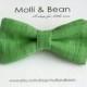 The Tyler - Baby, Newborn, Toddler, Boys bow tie, Kids bow tie, Wedding bow tie, Ring bearer bowtie, Green bow tie, Mens tie, Easter bow tie