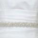 Elegant Rope Rhinestone Beaded Wedding Dress Sash Belt