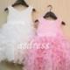Pink Flower Girl Dress Pink Girl Dress Tulle Dress Wedding Toddler Dress Girl Dresses Birthday Dress Party Dress White Kids Children Dress