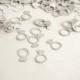 175+ pieces  Metallic Diamond Engagement Ring Confetti