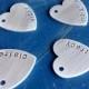Heart Tag, Name Charm for Weddings, Parties, Gift Wrapping, Invitations