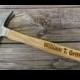 Groomsmen Gift - Engraved Wooden Handled Hammer - Personalized Hammer - Father's Day Gift - Gift for Dad