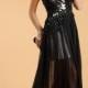 Round Romantic Lace Natural Sleeveless Little Black Dress
