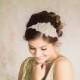 Bridal beaded headpiece - Lilly  (Made to Order) - New