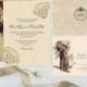 1920s Wedding Invitation - Vintage Style Wedding - Romantic Wedding Invitation - Intermezzo Theme