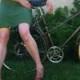 Skirt garter/clip for biking