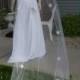 SALE  Ivory Wedding Veil - Cathedral 105" length, 54" wide.