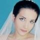 Polka Dot Shoulder Length Wedding Veil Bridal Veils Cut Edge Ivory or White