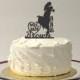 Personalized Wedding Cake Topper Personalized With YOUR Family Last Name and Wedding DateSilhouette Of Groom Lifting Up Bride