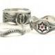 Star Wars Ring Set - Sterling Silver - Geek Engagement Rings