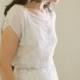 35 Prettiest Short Sleeve Wedding Dresses 