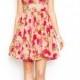 Betsey Johnson Sleeveless Rose-Print Dress