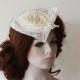Wedding Accessory, Wedding Head Piece, Unique Bridal Cap, Wedding Cap, Vintage Style, Pearl Headbands, Bridal Hair Accessories