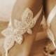 Rhinestone Beach wedding barefoot sandals,