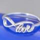 Wedding Sale Infinity Love Ring - Promise Ring - Infinity Ring - Friendship Ring - Infinity Jewelry - Love Ring -