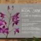 Dendrobium Orchid Bridal Invitations, Bridal Shower Invitations, Wedding Shower Party Invites, Printable, Digital PDF, DIY Template, Printed