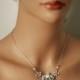 VALENTINA  - Bridal Jewelry Set - Wedding Jewelry -- Rhinestone Bridal Necklace - Vintage style Art Deco Crystal Necklace - Made to order