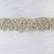 Ready To Ship - JANELLE - Swarovski Pearls And Rhinestones Encrusted Bridal Sash, Wedding Beaded Belt, Crystal Belt
