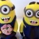Minion Wedding  Cake Topper - Choose Your Colors