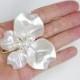 Pearl Butterfly Hair Clip - Pearl Wedding Hair Decoration - Dress or Shoe Clip