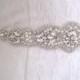 Wedding dress belt crystal bridal sash belt pippa