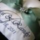Wedding Ring Pillow with Custom Embroidery