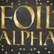 Gold Foil Alphabet Digital ClipArt - transparent background metallic glitter gold alphabet clipart for scrapbooking, wedding invitations