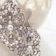 Chandelier Wedding earrings, Crystal Bridal earrings, Wedding jewelry, Swarovski earrings, Filigree earrings, Vintage style earrings