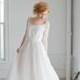 Rowan Wedding Dress; Handmade Bridal Dress, Gorgeous Gown With Tiered Layers Of Silk Organza With Lace Sleeves