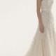 Langner Couture - Fall 2013 - Pathos Sleeveless Embroidered Tulle A-Line Wedding Dress With An Illusion Neckline