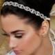 Bridal Headband - Beautiful Wedding Tiara - Crystals and Ribbon