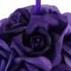 Garden Rose Kissing Ball - Purple - 6 inch Pomander
