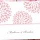 Printable Thank You Card Template "Floral Petals" Blush Pink 