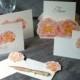 Table Number Tents- Coral pink Peony - Decoration for Events, Weddings, Showers, Parties
