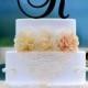 Wedding Cake Topper Monogram Mr and Mrs cake Topper Design Personalized with YOUR Last Name 014