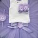 Little Lavender Cake Smash Tutu Dress, Lavender Flower Girl Dress