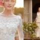 Roberto Motti Bateau Neck Long Sleeve Wedding Dress Garden Gown 2015 Sexy A-Line Court Train Lace Applique Wedding Dresses Online with $141.37/Piece on Hjklp88's Store 
