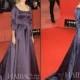 New Arrival Audrey Tautou Evening Dresses 2015 BAFTA Celebrity Dresses Scoop Train Zip Back 3/4 Long Sleeve Party Prom Formal Ball Gowns Online with $104.02/Piece on Hjklp88's Store 