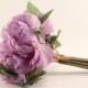 Lavender Peony Bouquet - Silk Flowers - Wedding Bridal - tossing bouquet - wedding, bridal, party, bridesmaids