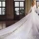 Ivory Off the Shoulder Ball Gown Wedding Dresses with Lace Long Sleeves & Cathedral Train JM035 Online with $178.19/Piece on Hjklp88's Store 