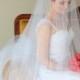 2-tier Cathedral Drop Veil, Bridal veil, Available 90" thru 120" lengths